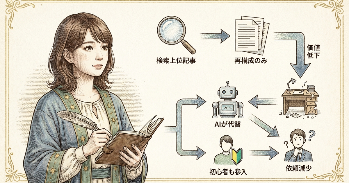 なくなる仕事の特徴――AIと初心者に置き換わっていく領域