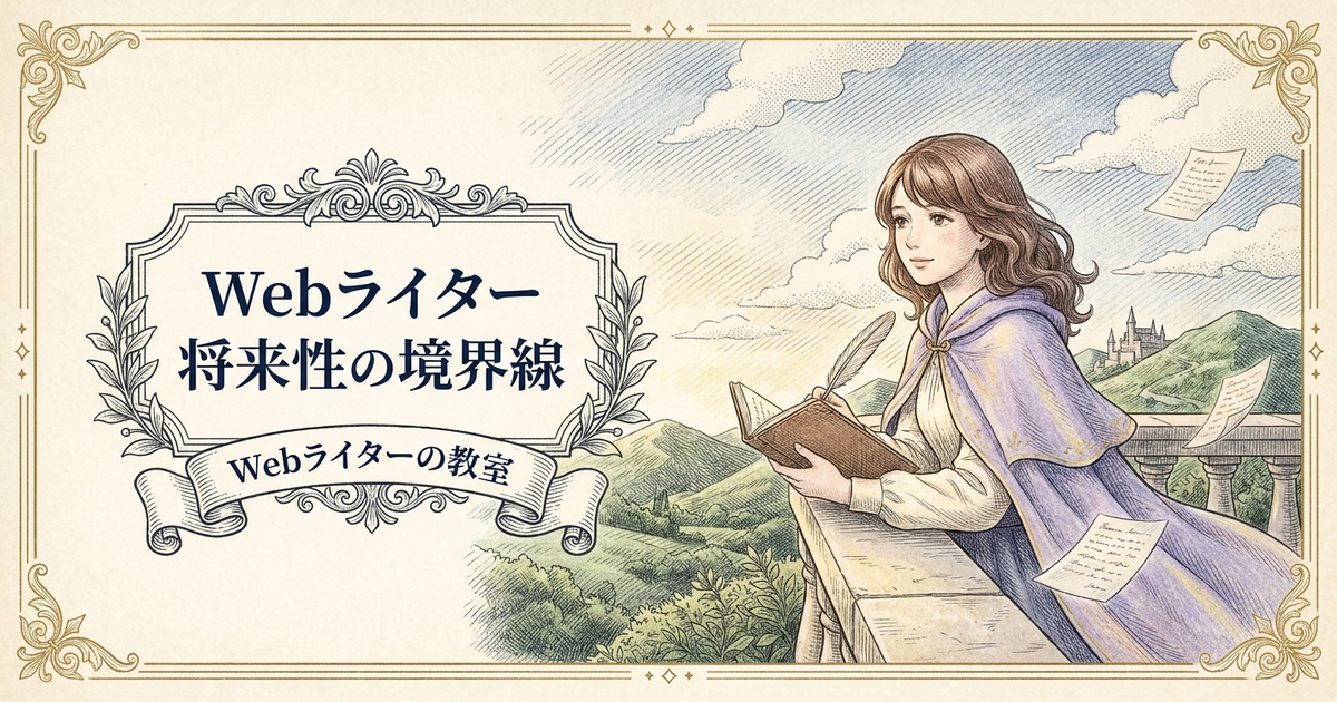 Webライターの将来性は？なくなる仕事と残る仕事の違いの解説イメージ