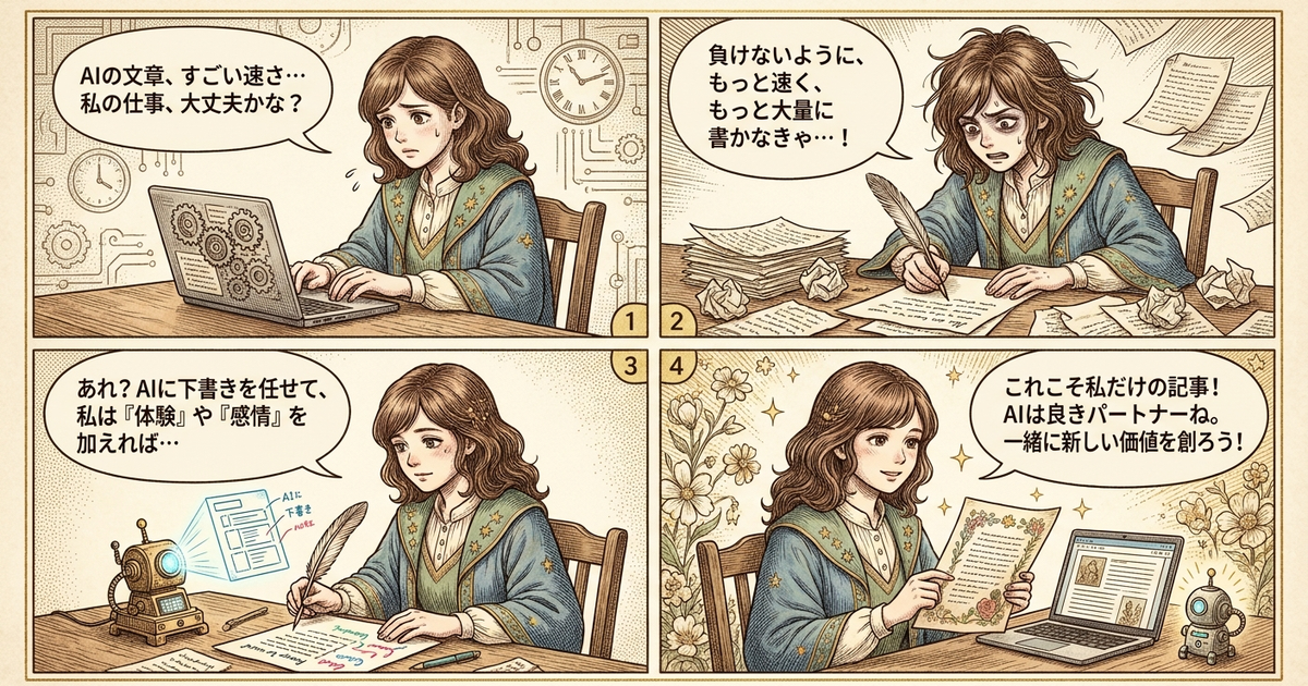 Webライター生き残り戦略のまとめ:AIと競争せず共存する働き方へ