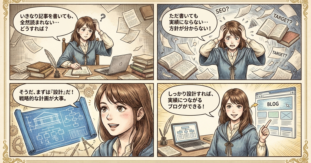 まとめ：Webライターがブログで実績を作るなら、設計が先