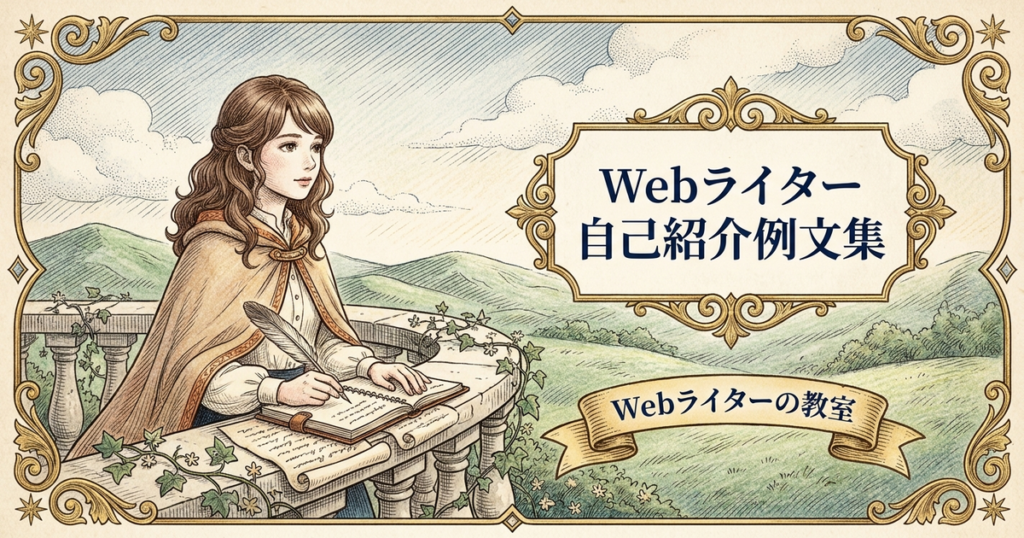 Webライターの自己紹介文はどう書く？案件応募で使える例文の解説イメージ