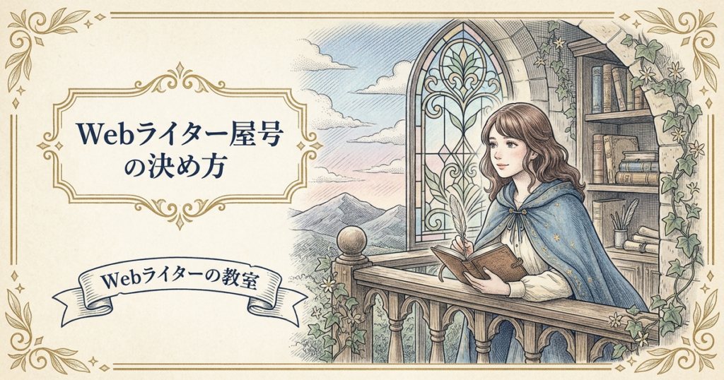 Webライターの屋号は必要？決め方と注意点を解説の解説イメージ