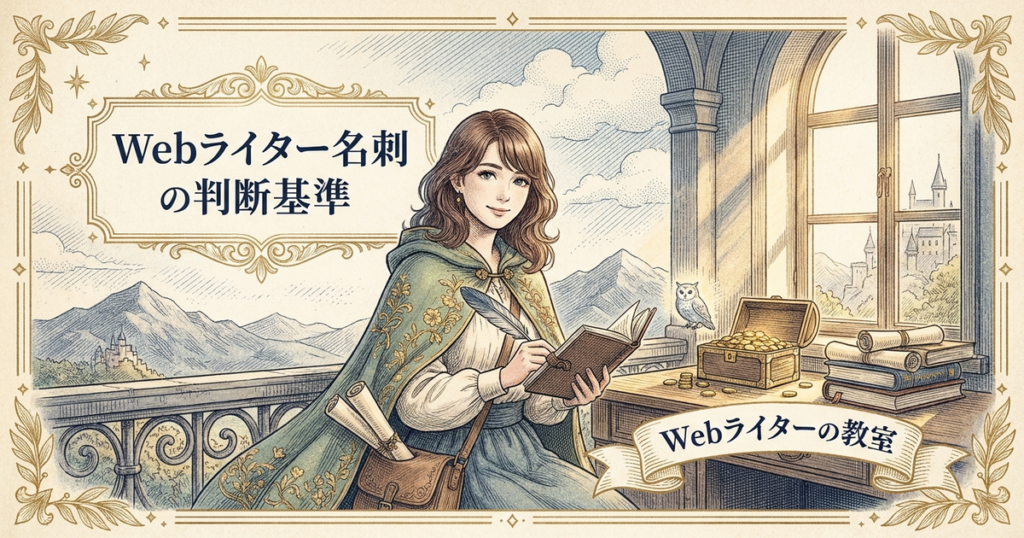 Webライターの名刺は必要？フリーランス向けに判断基準を解説の解説イメージ