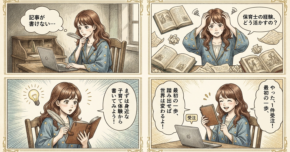 まとめ:保育士Webライターの始め方、まずは1件から