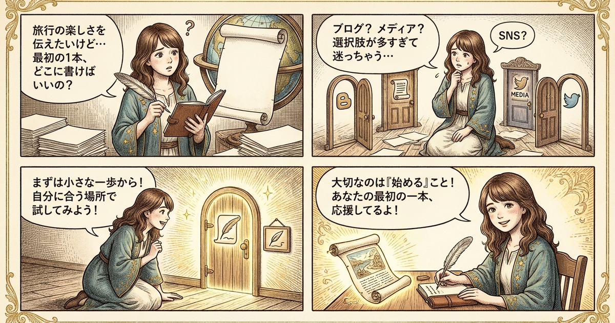 まとめ：旅行Webライターの始め方は「最初の1本をどこで書くか」で決まる