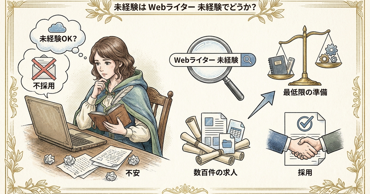 未経験からでもWebライター求人案件は本当に見つかるのか