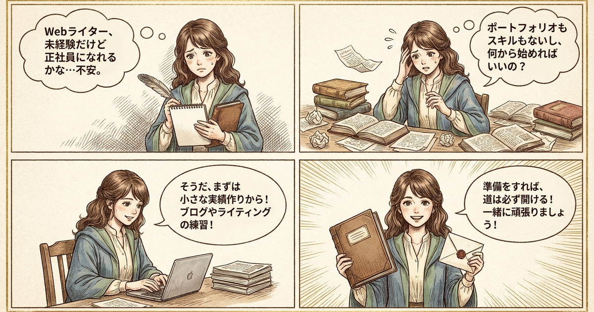 まとめ:未経験からWebライター正社員への道は、準備次第で開ける