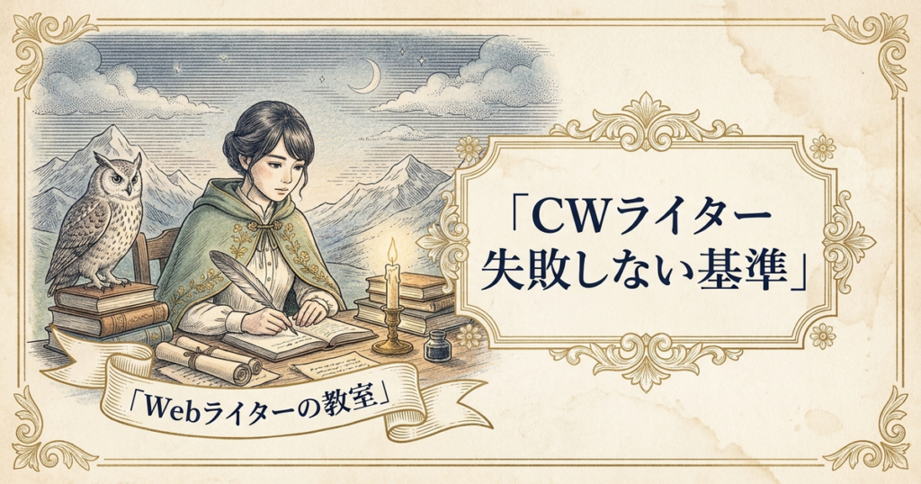 クラウドワークスWebライターの始め方と評判まとめの解説イメージ