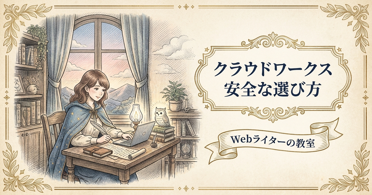 クラウドワークスはやめたほうがいい？危ない案件の見分け方の解説イメージ
