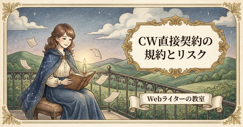 クラウドワークスの直接契約は危険？規約とトラブル対策の解説イメージ