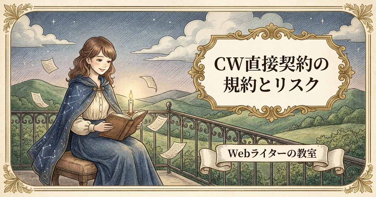 クラウドワークスの直接契約は危険？規約とトラブル対策の解説イメージ