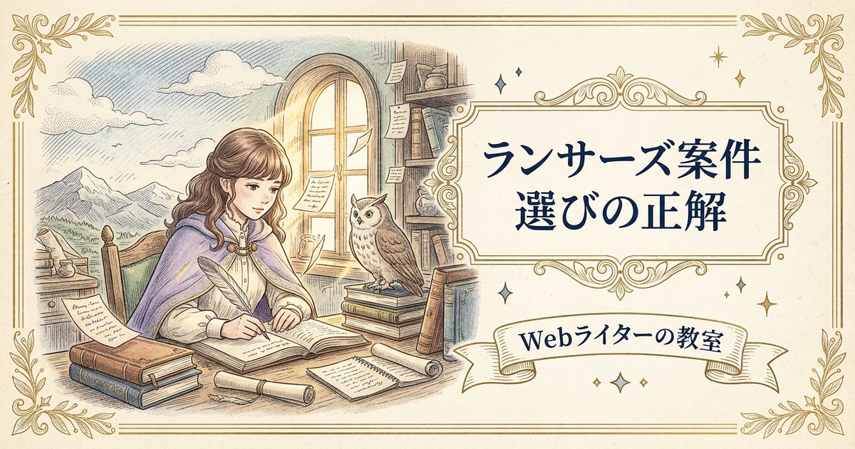 ランサーズWebライターの始め方は？案件獲得のコツの解説イメージ