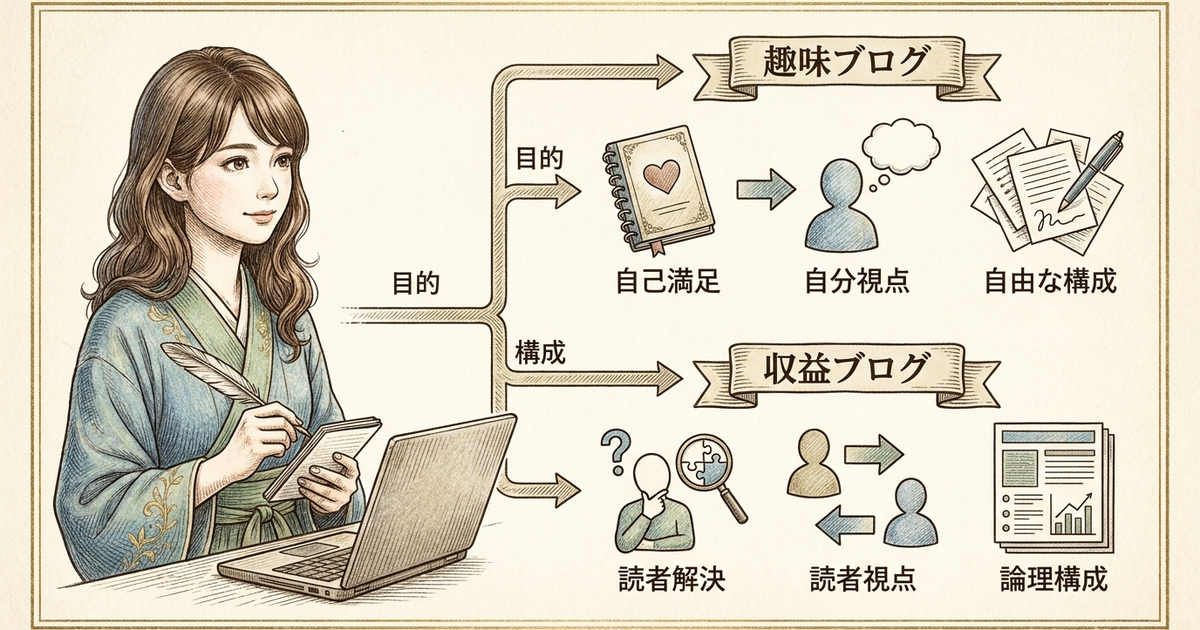 ブログ副業で何を書くかを決める前に初心者が整理すべき3つの軸