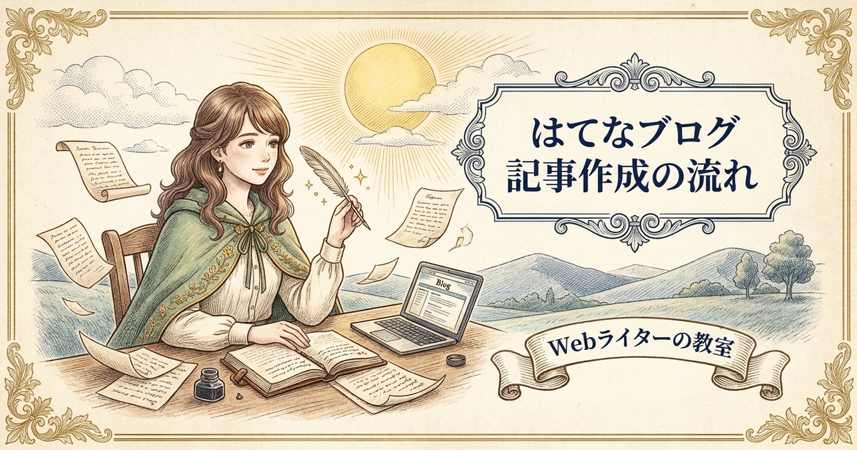 はてなブログの書き方は？初心者向けに記事作成の流れを解説の解説イメージ