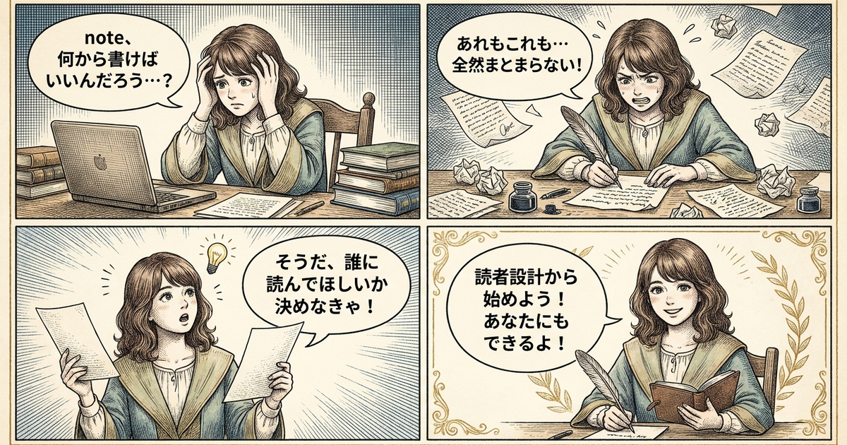 まとめ:noteの書き方は、読者設計から始まる
