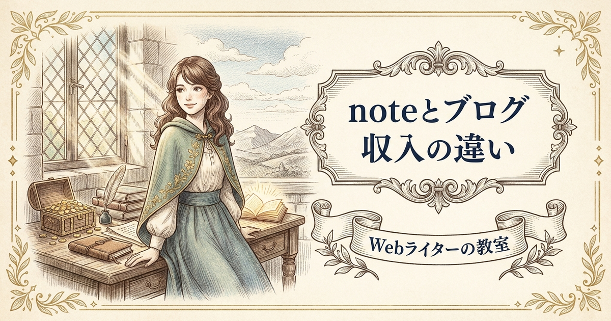 noteで収入を得る方法は？ブログとの違いも解説の解説イメージ