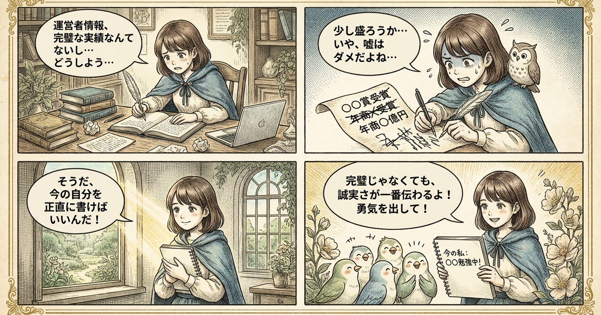 まとめ: 運営者情報は「完璧」より「誠実」を優先する