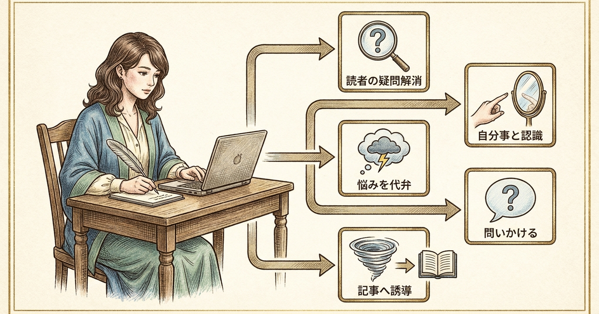 読者を引き込む導入文が満たしている5つの条件