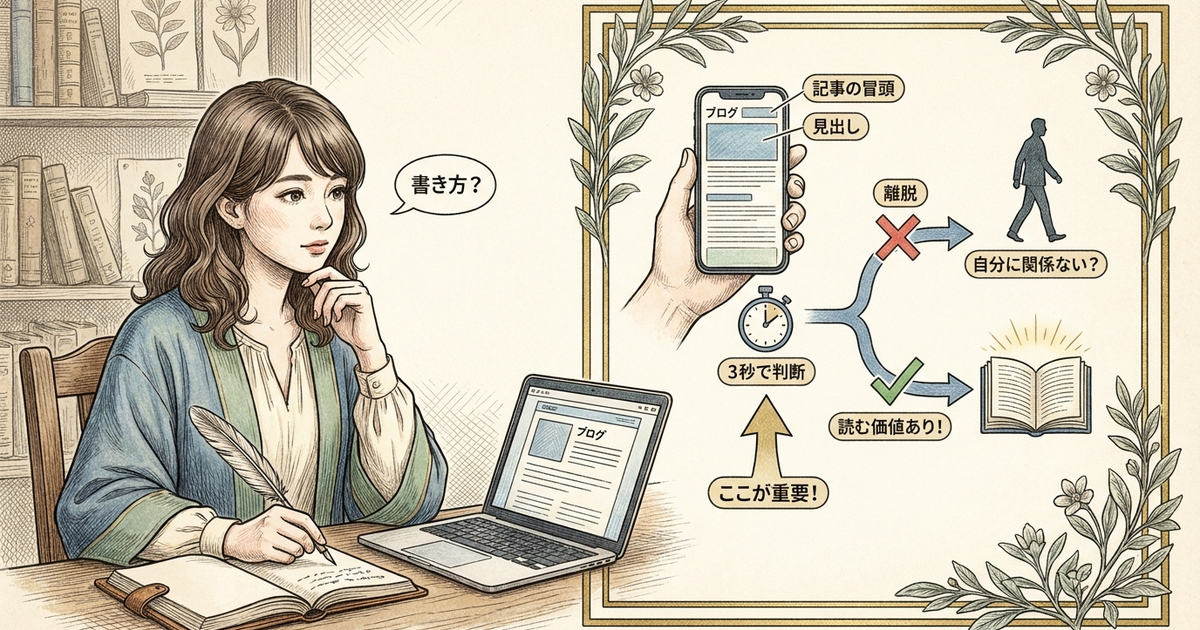 ブログ本文が読まれないのは「書き方」が原因ではなかった