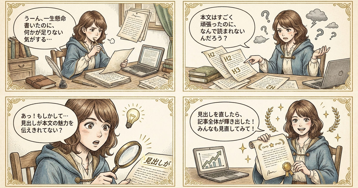 まとめ:見出しの見直しが記事全体の評価を底上げする