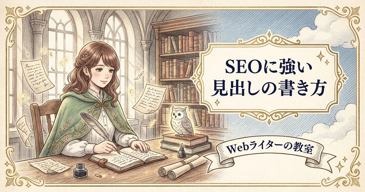 ブログ見出しの書き方は?SEOに強いH2・H3の作り方の解説イメージ