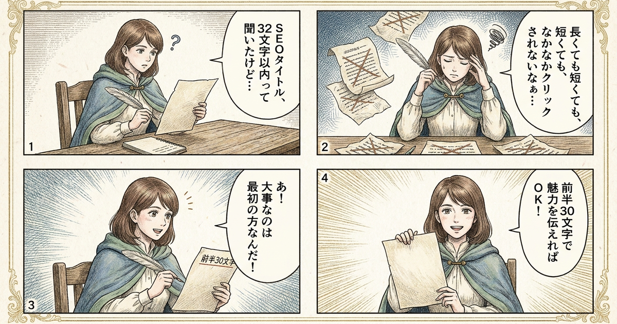 まとめ:SEOタイトルの文字数より前半30文字の設計が決める