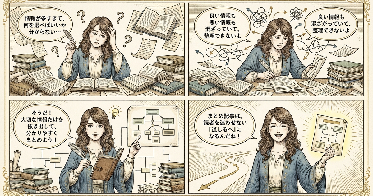 まとめ:まとめ記事は読者の判断を助ける道しるべとして機能する