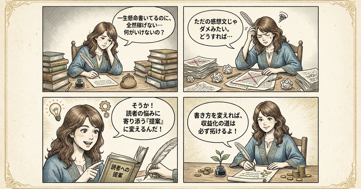 まとめ：書評記事の書き方を変えると、収益化の道筋が見えてくる