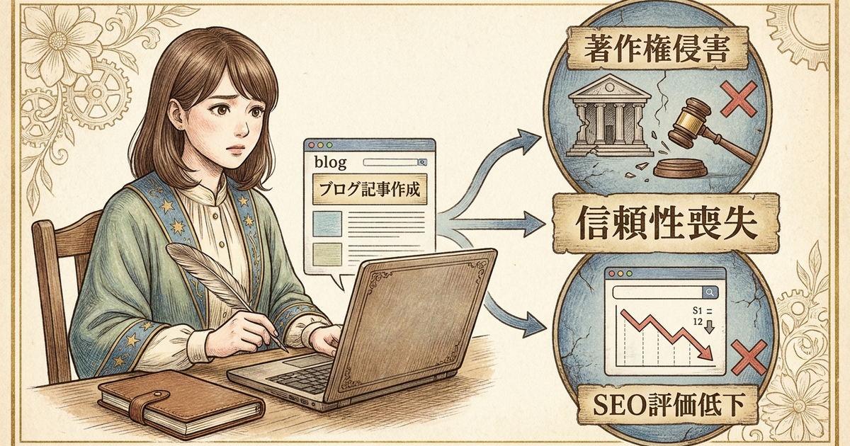 ブログで引用・参考文献を記載しないと今すぐ直面する2つの損失