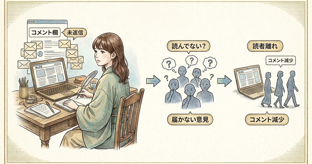 ブログのコメント返信を放置していると、読者が離れていく理由
