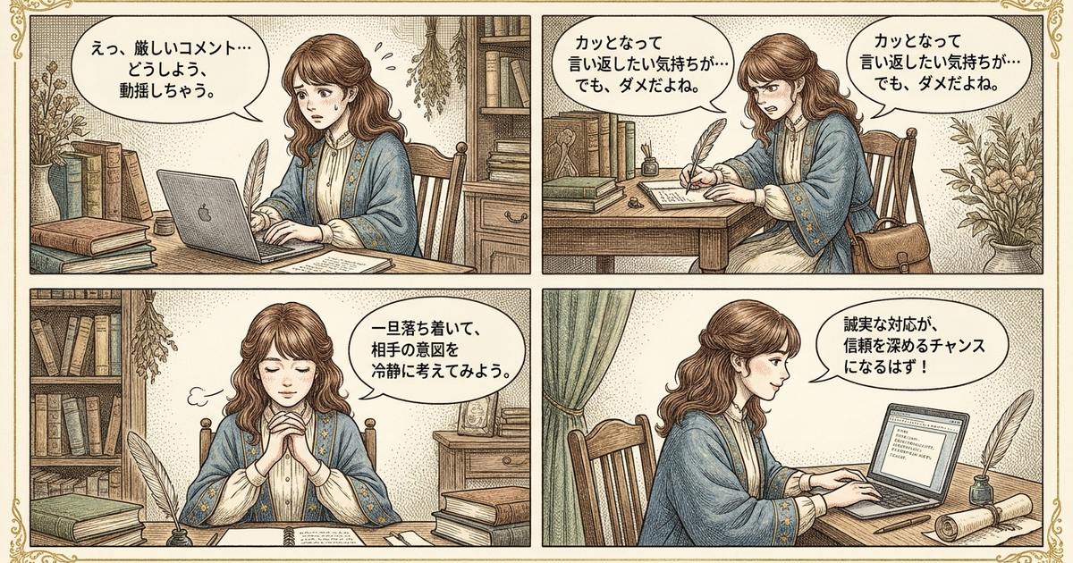 ネガティブなコメントへの返信で信頼がさらに上がる対応の仕方