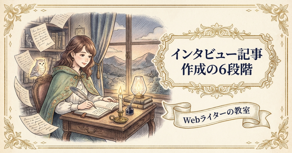 インタビュー記事の書き方は？質問設計から構成まで解説の解説イメージ